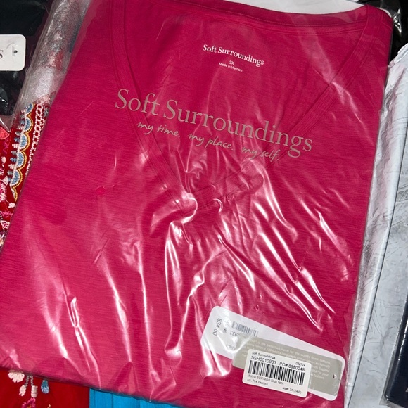 Soft Surroundings Mistral SUPIMA® Slub Tank 🌺🌸 - Picture 3 of 8